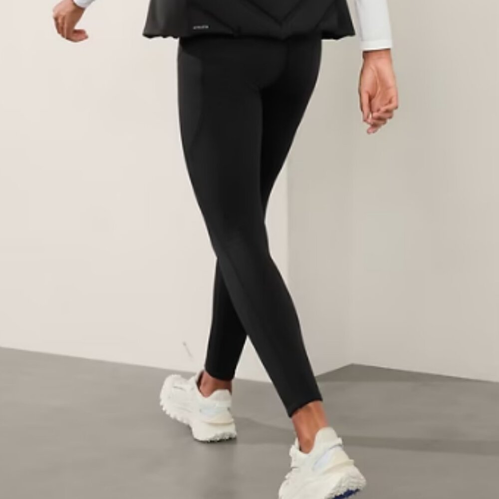 NWT Athleta Fleece Lined Stash High Rise Legging - Picture 4 of 11